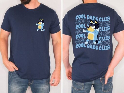 Bluey Cool Dad Club Shirt | Bandit Cool Dad Club Tshirt | Bluey Bandit Shirt | Dad Birthday Gift | Dad Bluey Shirt