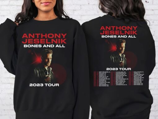 Anthony Jeselnik Bones and All 2023 Tour Shirt, Anthony Jeselnik Fan Shirt, Anthony Jeselnik 2023 Shirt, Sweatshirt