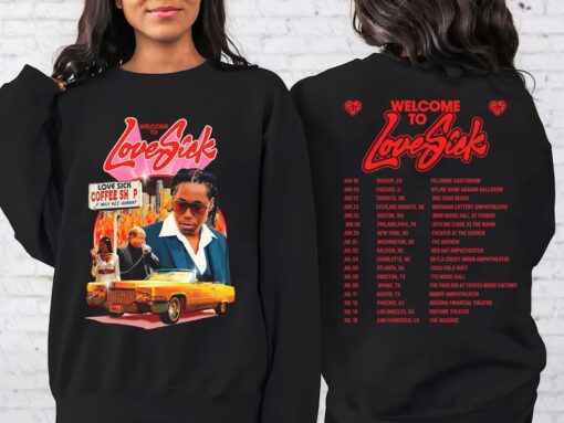 Love Sick North America Tour 2023 Shirt, Don Toliver Love Sick Tour 2023 Shirt, Don Toliver Fan Shirt, Sweatshirt