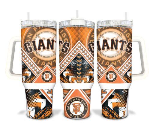 San Francisco Baseball Giants MLB Sublimated 40oz Quencher Tumbler