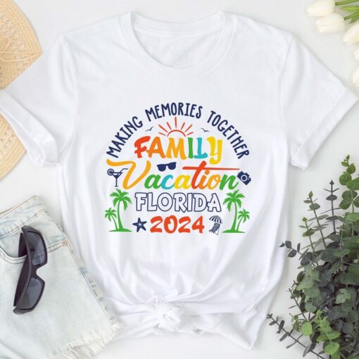 Personalized Family Vacation Shirt, Making Memories Together Tee, Custom Your Destination Shirts