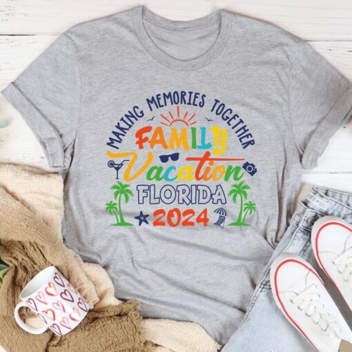 Personalized Family Vacation Shirt, Making Memories Together Tee, Custom Your Destination Shirts