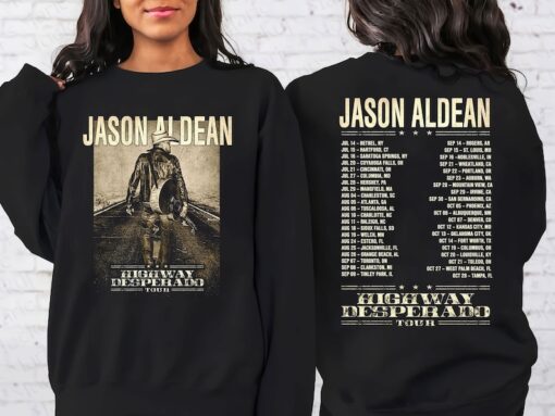 Jason Aldean Highway Desperado Tour 2023 Shirt, Jason Aldean Concert Shirt, Highway Desperado Tour Shirt, Sweatshirt