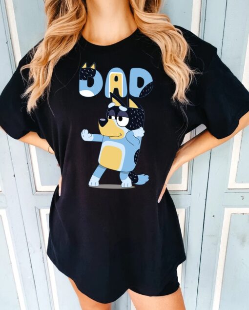 Bluey Bandit Dad Shirt, Bluey Dad Shirt, Bluey Bingo Family Shirt, Bluey Bandit Shirt, Dad Birthday Gift