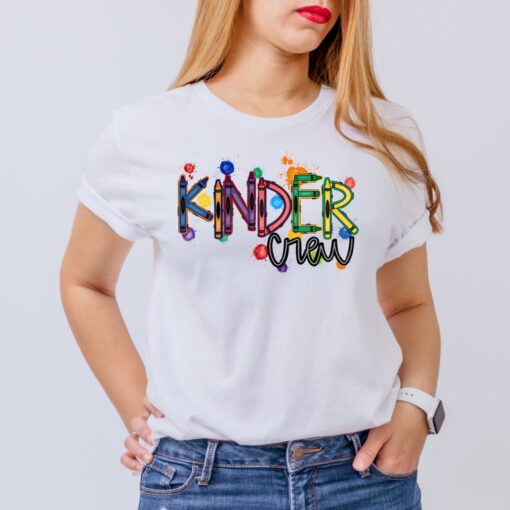 Kinder Crew Shirt, Kindergarten Teacher Group Shirt, Kinder Squad, Kinder Teacher Shirt, Kindergarten Teachers Shirt