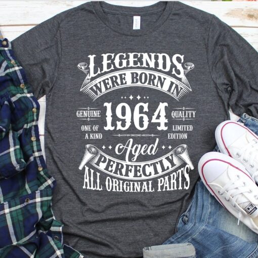 60th birthday gifts for women Shirt, Well Aged 1964 Tee, Vintage 1964 Shirt, Limited Edition, 1964 Vintage Shirt