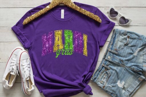 Mardi Gras Sweatshirt, Cute Mardi Gras Long Sleeve shirt, Louisiana Sweatshirt, Parade Krewe, New Orleans Sweater