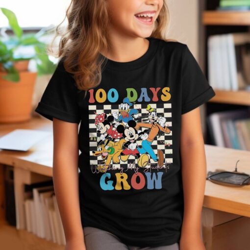 Watching My Students Grow 100 Days of School Shirt Mickey Minnie 100th Day of School Shirt