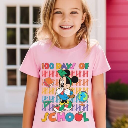 Disneyland Minnie 100 Days of School Shirt, Minnie Mouse 100 Days Shirt, Disneyland 100th Day Shirt Kindergarten Teacher