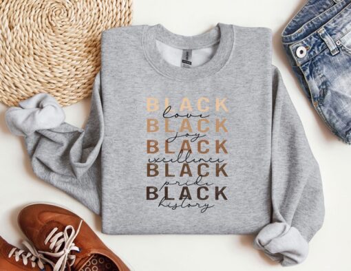 Black History Sweatshirt, MLK Black History Month Crewneck, Black History Month Gifts, Black Lives Matter Sweatshirt