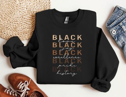 Black History Sweatshirt, MLK Black History Month Crewneck, Black History Month Gifts, Black Lives Matter Sweatshirt