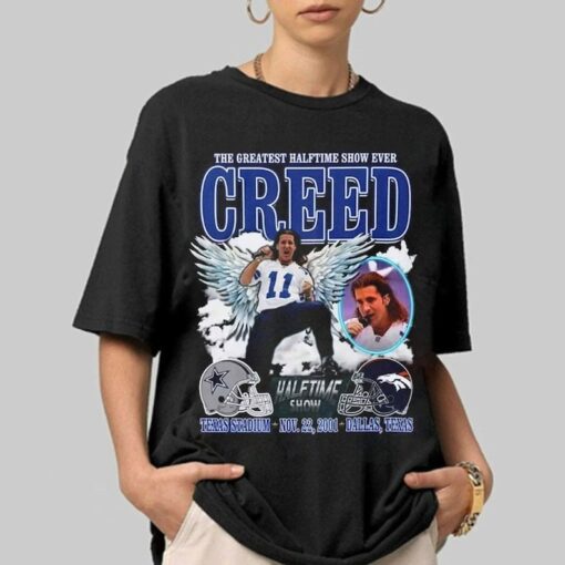 Creed Band Fan T-Shirt, Summer Of ’99 Concert Hoodie, The Greatest Halftime Show Ever Creed Sweatshirt