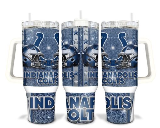 Indianapolis Football Team Sublimated 40oz Quencher Tumbler