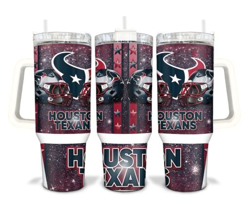 Houston Football Team Sublimated 40oz Quencher Tumbler