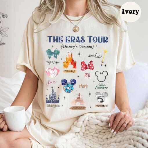 Disney The Eras Tour Shirt, Mickey Era Shirt, Retro Disneyland Castle Shirt, Mickey Minnie Eras Tour Shirt