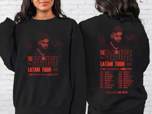 Eladio Carrión US Tour 2023 Shirt, Eladio Carrión Fan, Rapper Eladio Carrión Fan 2023 Shirt, Sweatshirt, Hoodie all size