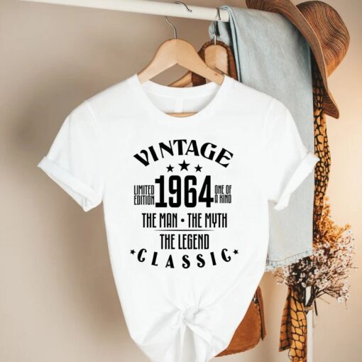 60th Birthday Shirt, Dad Birthday Gift, 60th Birthday Gift For Men, Vintage 1964 T-Shirt, 60th Birthday Friend Gift Tee