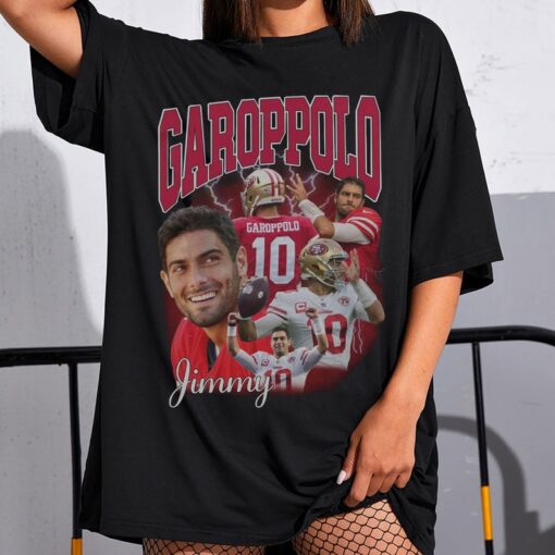 Jimmy Garoppolo Vintage 90s Graphic Style T-Shirt, Jimmy Shirt, Vintage Oversized Sport Tee, Unisex shirt