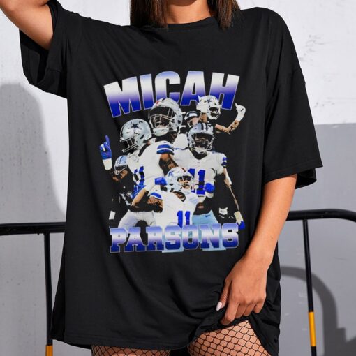 Vintage Micah Parsons Shirt, Sweatshirt, Hoodie, Football Shirt, Vintage Bootleg, Gift, Retro, Unisex