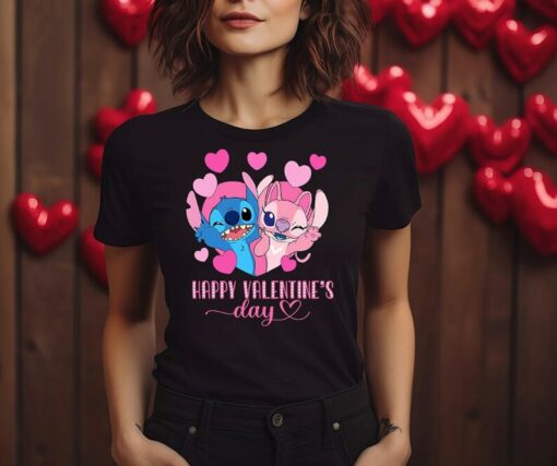 Disney Stitch Valentines Day Shirt and Sweatshirt, Valentine Gift, Lilo And Stitch Shirt, Disneyland Trip Shirt