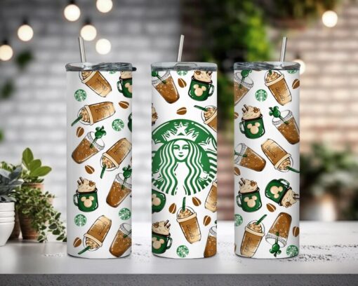 Mickey Coffee Star 20 oz Skinny Tumbler