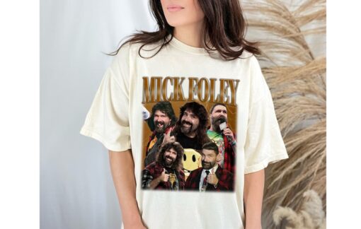 Mick Foley Shirt, Mick Foley Shirt, Mick Foley Tees, Comfort Color Shirt, Trendy Shirt, Retro Shirt, Style T-Shirt