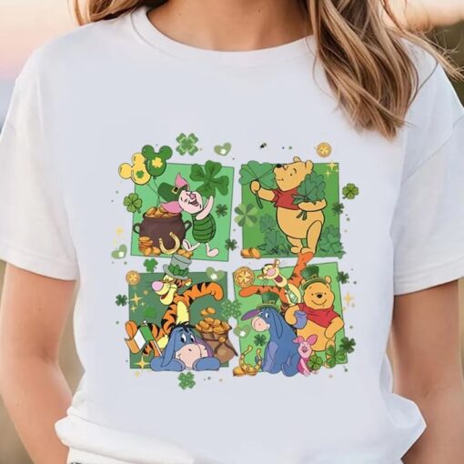 Winnie The Pooh St Patrick's Day Shirt, Disney Saint Patrick's Day Shirt, Disneyland Family Vacation