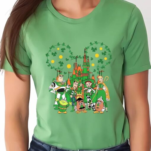 Toy Story St Patrick's Day Shirt, Happy St Patricks Day T-Shirt, Toy Story Characters T-Shirt