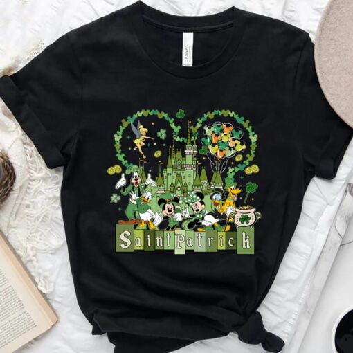 Disney Mickey and Friends St. Patrick's Day Shirt, Disney Saint Patrick's Day Gift, Disney Irish Shamrock