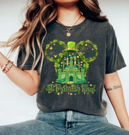 St Patricks Day Shirts, Mickey Head Shirt, St Patricks Mickey Shirt, Patricks Day Family Shirt, Disney Shirt