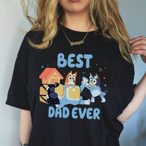 Bluey Best Dad Ever Shirt | Bluey Cool Dad Club Shirt | Bandit Cool Dad Club Tshirt | Bluey Bandit Shirt