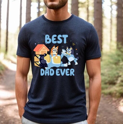 Bluey Best Dad Ever Shirt | Bluey Cool Dad Club Shirt | Bandit Cool Dad Club Tshirt | Bluey Bandit Shirt