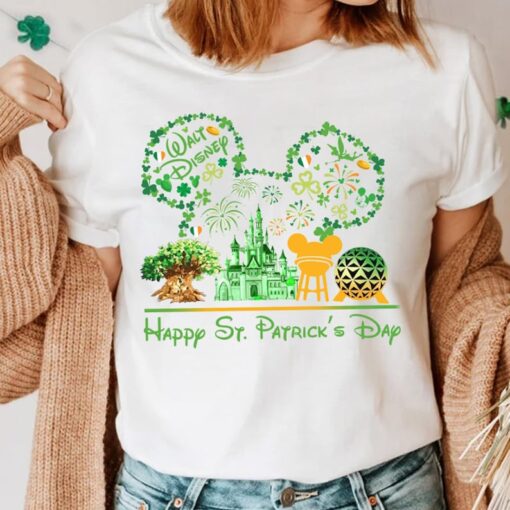 Disney Mickey and Friends St. Patrick's Day Shirt, Disneyland Irish Shamrock Shirt, Disney St Patrick's Day Gift