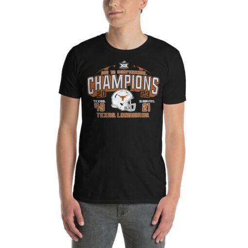 Texas Longhorns Big 12 Champs 2024 Football Score 49-21 Short-Sleeve Unisex T-Shirt