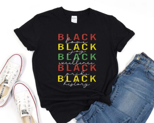 Black Love Black Joy Shirt, Black History Shirt, Black Lives Matter, Black Culture TShirt, Human Rights