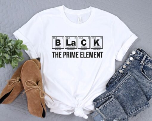 Black Element Shirt, Black History Shirt, Black History Month Tee, Black History Tshirt, Black Lives Matter Shirt