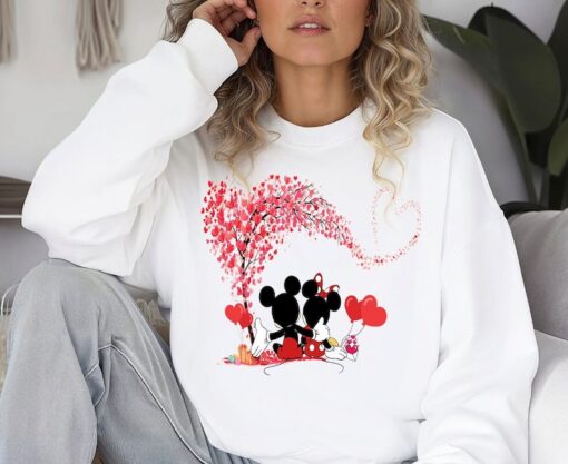 Minnie and Mickey Shirts and Sweatshirts, Valentines Day Gift, Couples Matching Shirt, Disneyland Trip Shirt