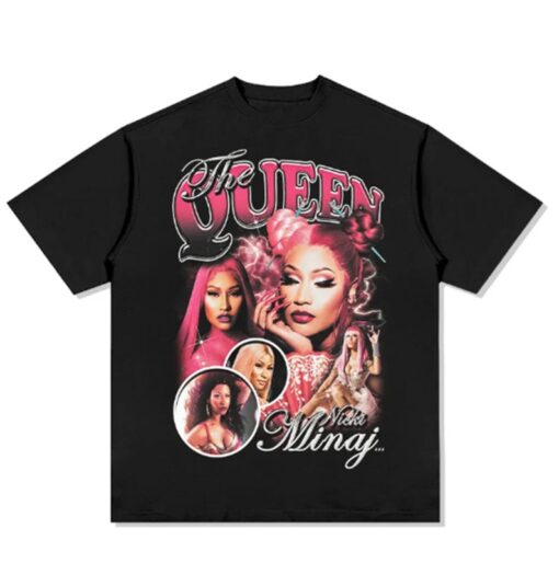 The Queen Nicki Minaj T-shirt, Nicki Minaj Fan, Nicki Minaj Gift, Unisex T-shirt, Crew Sweatshirt, Nicki Minaj Fan Gift