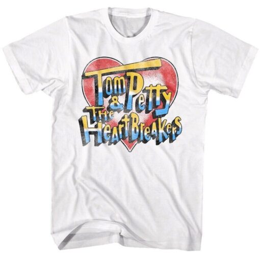 Tom Petty & the Heartbreakers Shirt Vintage Heart Rock Tees