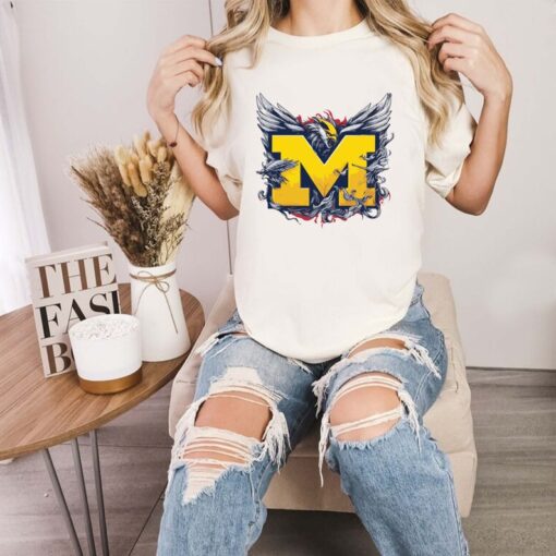 Michigan m Shirt, Wolverines Michigan Shirt, Michigan volverines shirt, Michigan m Sweatshirt, Michigan Football Shirt