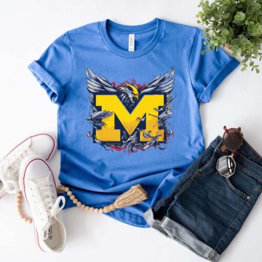 Michigan m Shirt, Wolverines Michigan Shirt, Michigan volverines shirt, Michigan m Sweatshirt, Michigan Football Shirt