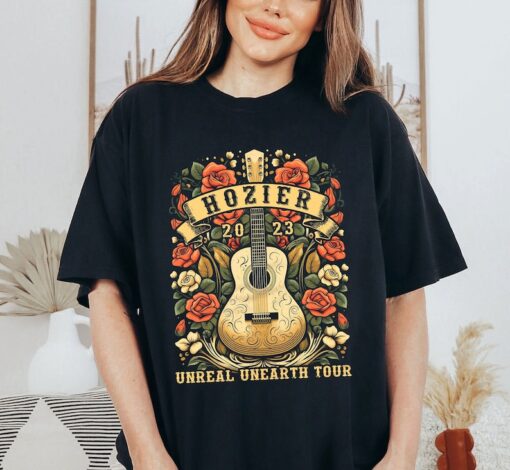 Wildflower Hozier Shirt, Unreal Unearth Tour 2023 Shirt, Hozier Merch, Hozier Music Tour Shirts, Hozier Gift for Fan