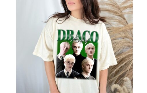 Draco Malfoy T-Shirt, Draco Malfoy Shirt, Draco Malfoy Tees, Retro T-Shirt, Vintage Shirt, Hip hop Graphic, Trendy Shirt