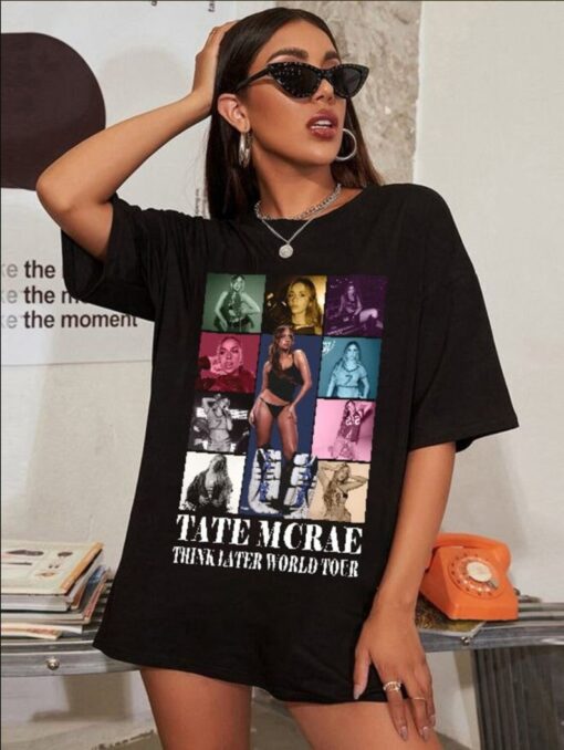 Tate Mcrae The Think Later Tour Shirt, Tate Mcrae The Eras Tour Shirt, Vintage 90s Tate Mcrae Shirt, World Tour 2024