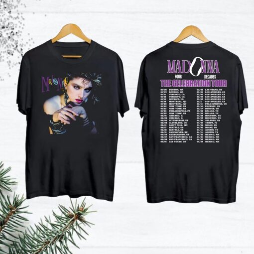 Madonna The Celebration Tour 2024 T-Shirt, Madonna Shirt, Madonna Merch, Madonna Concert Shirt, Madonna Graphic Tee