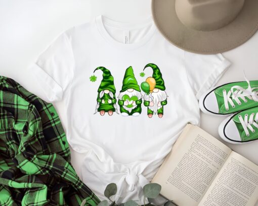 St Patrick's Day Gnomes T-Shirt,Happy St Patrick's Day Shirt,Patrick's Day Gift,Clover T-Shirt, St Patrick's Day Shirt