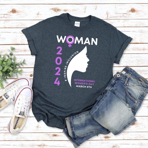 Women's Day Shirt, International Women's Day 2024 Shirt, Inspire Inclusion Women's Shirt