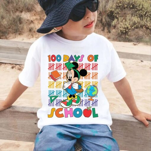 Disneyland Minnie 100 Days of School Shirt, Minnie Mouse 100 Days Shirt, Disneyland 100th Day Shirt Kindergarten Teacher