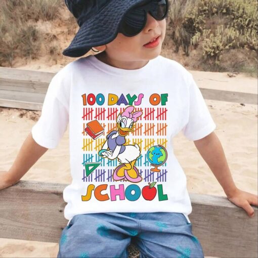 Disneyland Daisy 100 Days of School Shirt, Daisy Duck 100 Days Shirt, Disneyland 100th Day Shirt Kindergarten Teacher