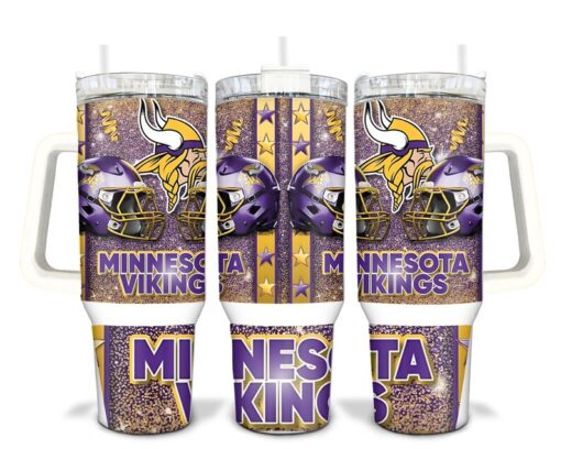 Minnesota Football Team Sublimated 40oz Quencher Tumbler